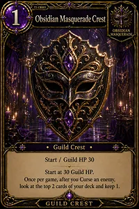 Obsidian Masquerade Crest