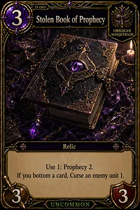 Stolen Book of Prophecy